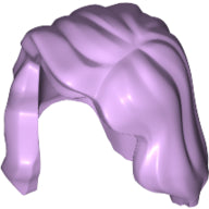 Plaatje in Gallery viewer laden, LEGO® los onderdeel Haar in kleur Lavendel 85974