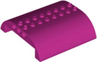 LEGO® los onderdeel Dakpan Gebogen in kleur Magenta 54095