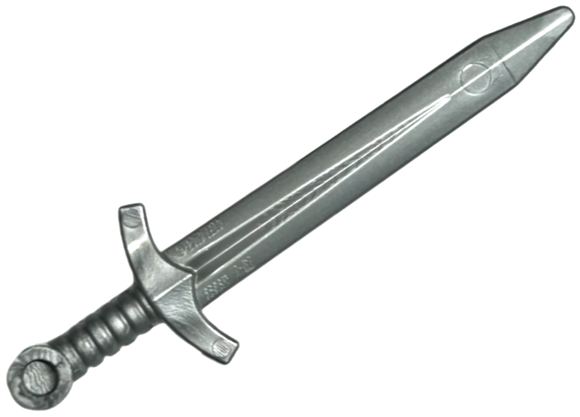 LEGO® los onderdeel Wapen in kleur Zilver 66964