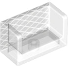 LEGO® los onderdeel Paneel met Motief Doorzichtig 23969pb004