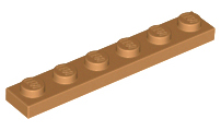 LEGO® los onderdeel Plaat Algemeen in kleur Medium Noga 3666