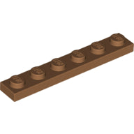 LEGO® los onderdeel Plaat Algemeen in kleur Medium Noga 3666
