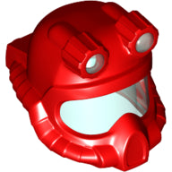 LEGO® los onderdeel Hoofddeksels in kleur Rood 67298pb01