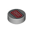 LEGO® 98138pb136 in kleur Licht Blauwachtig Grijs