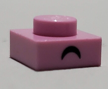 Plaatje in Gallery viewer laden, LEGO® los onderdeel Plaat met Motief Fel Roze 3024pb014