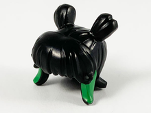 Plaatje in Gallery viewer laden, LEGO® los onderdeel Haar in kleur Zwart 66915pb01