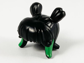 LEGO® los onderdeel Haar in kleur Zwart 66915pb01