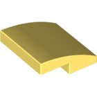 LEGO® los onderdeel Dakpan Gebogen Helder Lichtgeel 15068