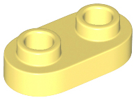 Plaatje in Gallery viewer laden, LEGO® los onderdeel Plaat Rond Helder Lichtgeel 35480