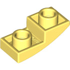 LEGO® los onderdeel Dakpan Gebogen Helder Lichtgeel 24201