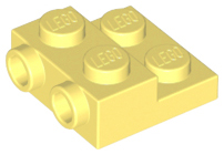 LEGO® los onderdeel Plaat Aangepast Helder Lichtgeel 99206