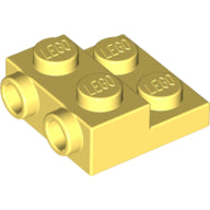 LEGO® los onderdeel Plaat Aangepast Helder Lichtgeel 99206
