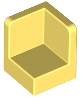 LEGO® los onderdeel Paneel in kleur Helder Lichtgeel 6231