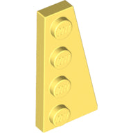 Plaatje in Gallery viewer laden, LEGO® los onderdeel Wig Plaat Helder Lichtgeel 41769