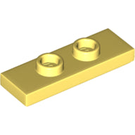 LEGO® los onderdeel Plaat Aangepast Helder Lichtgeel 34103