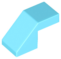 LEGO® los onderdeel Dakpan Algemeen Medium Azuurblauw 28192