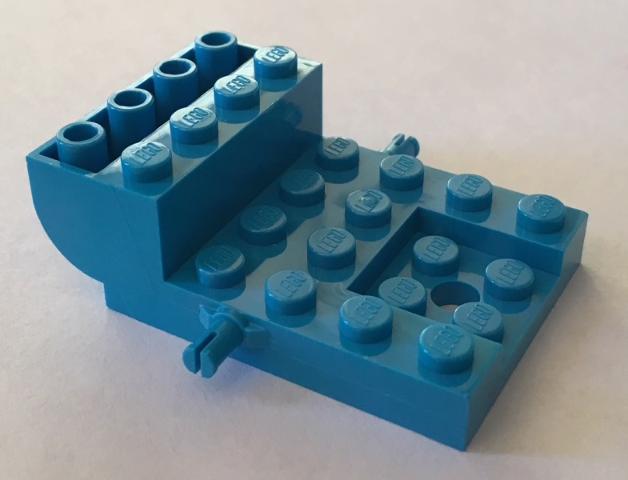 LEGO® los onderdeel Onderstel Donker Azuurblauw 24055