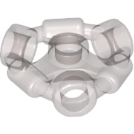 LEGO® los onderdeel Wapen in kleur Doorzichtig Zwart 20612