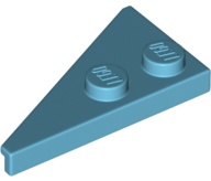 LEGO® los onderdeel Wig Plaat Medium Azuurblauw 65426