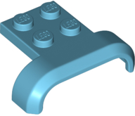 LEGO® los onderdeel Spatbord Medium Azuurblauw 28326