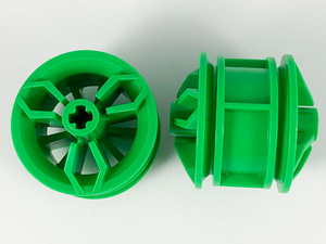 LEGO® los onderdeel Wiel in kleur Fel Groen 66155