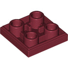 LEGO® los onderdeel Tegel Aangepast Donkerrood 11203