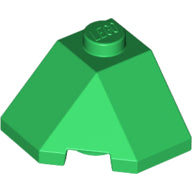 LEGO® los onderdeel Wig in kleur Groen 13548