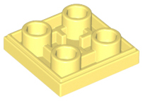 Plaatje in Gallery viewer laden, LEGO® los onderdeel Tegel Aangepast Helder Lichtgeel 11203