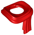 LEGO® los onderdeel Lijf Accessoire in kleur Rood 25376