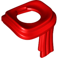 LEGO® los onderdeel Lijf Accessoire in kleur Rood 25376