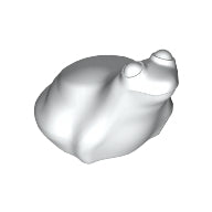 LEGO® los onderdeel Landdier in kleur Wit x223