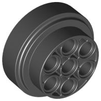 Plaatje in Gallery viewer laden, LEGO® los onderdeel Wiel in kleur Zwart 60208