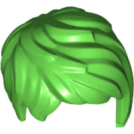 Plaatje in Gallery viewer laden, LEGO® los onderdeel Haar in kleur Fel Groen 37823