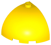 LEGO® los onderdeel Steen Rond in kleur Geel 88293