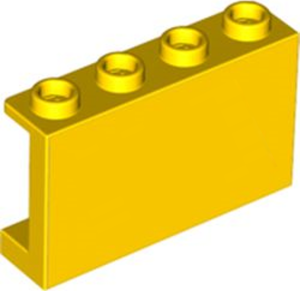 LEGO® los onderdeel Paneel in kleur Geel 14718