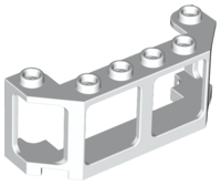 LEGO® los onderdeel Raamkozijn in kleur Wit 17454