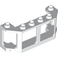Plaatje in Gallery viewer laden, LEGO® los onderdeel Raamkozijn in kleur Wit 17454
