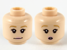 Plaatje in Gallery viewer laden, LEGO® los onderdeel Hoofd in kleur Lichte Noga 3626cpb2629