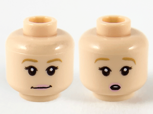 LEGO® los onderdeel Hoofd in kleur Lichte Noga 3626cpb2629