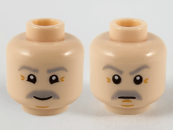LEGO® los onderdeel Hoofd in kleur Lichte Noga 3626cpb2659