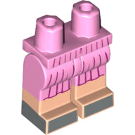 LEGO® los onderdeel Benen met Motief Fel Roze 970c00pb1116