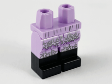 Plaatje in Gallery viewer laden, LEGO® los onderdeel Benen met Motief Lavendel 970c00pb1117