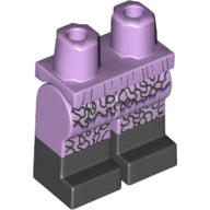 Plaatje in Gallery viewer laden, LEGO® los onderdeel Benen met Motief Lavendel 970c00pb1117