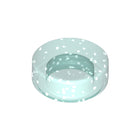 LEGO® Tegel Rond Glitter Doorschijnend Lichtblauw 98138