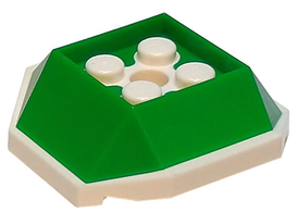 LEGO® los onderdeel Lijf Accessoire in kleur Groen 67013pb01