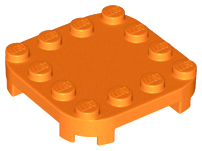 LEGO® los onderdeel Plaat Aangepast in kleur Oranje 66792