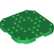 LEGO® los onderdeel Plaat Aangepast in kleur Groen 66790