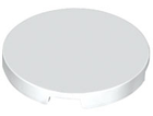 LEGO® los onderdeel Tegel Rond in kleur Wit 67095
