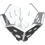 LEGO® los onderdeel Accessoire in kleur Wit 66962pb01