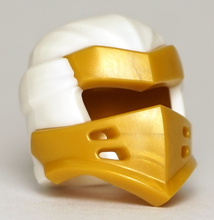 Plaatje in Gallery viewer laden, LEGO® los onderdeel Hoofddeksels in kleur Wit 66953pb04